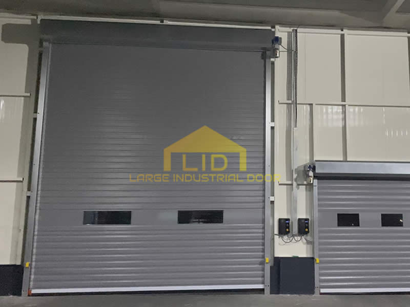 High Speed PVC Insulated Spiral Fabric Doors